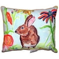 thumbnail image 1 of Brown Rabbit Left Large Indoor/Outdoor Pillow 16x20, 1 of 3