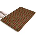 thumbnail image 1 of Brown Red Yellow Plaid Checkered Flannel Non Slip Door Rugs,Washable Door Mats Indoor,Decorative Door Mats,Dirt-Resistant and Absorbent Doormat for Entrance,Bedroom,Kitchen,Bathroom,23.5"x16", 1 of 5