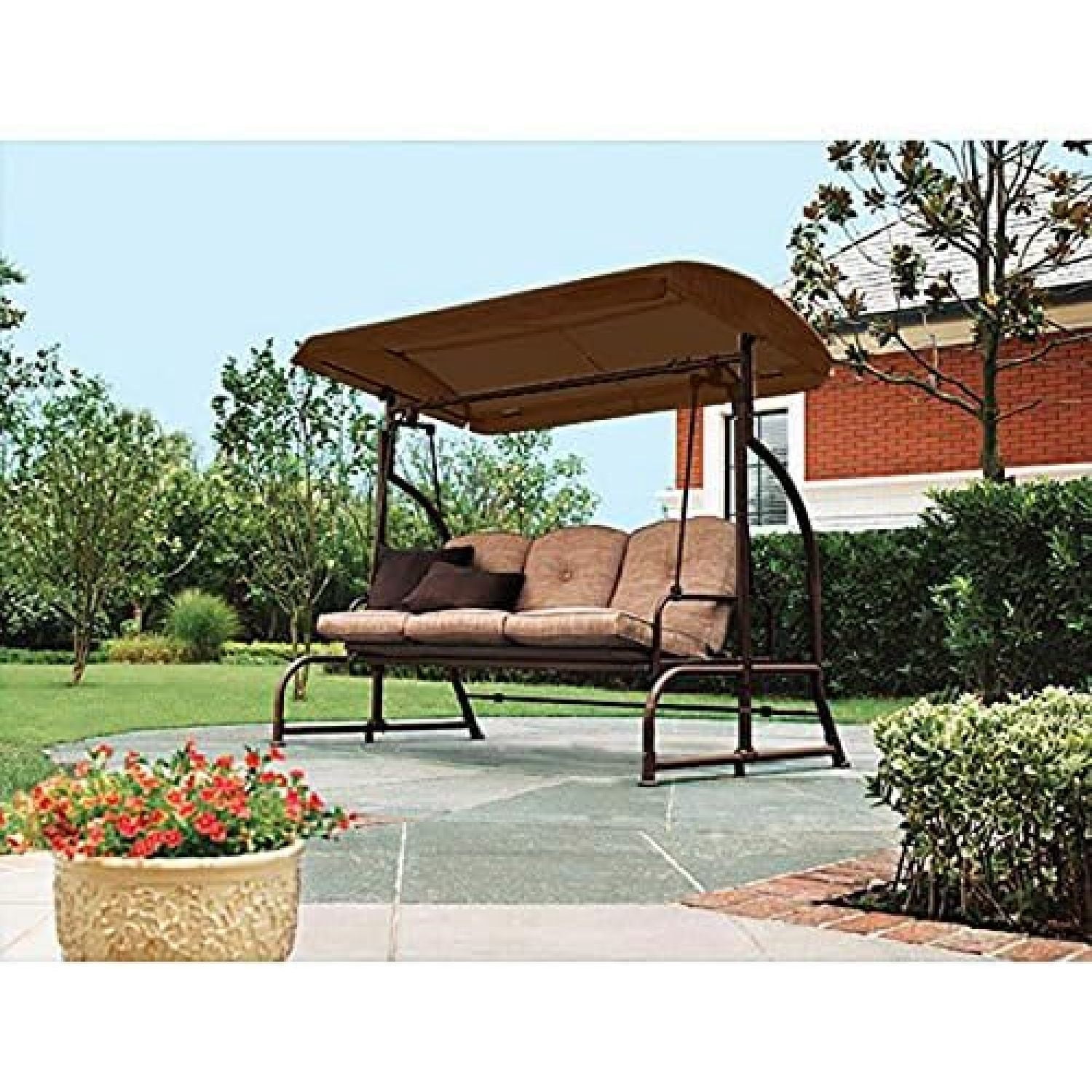 Brown Replacement Canopy Top Cover for Walmart's Sand Dune 3-Seater ...