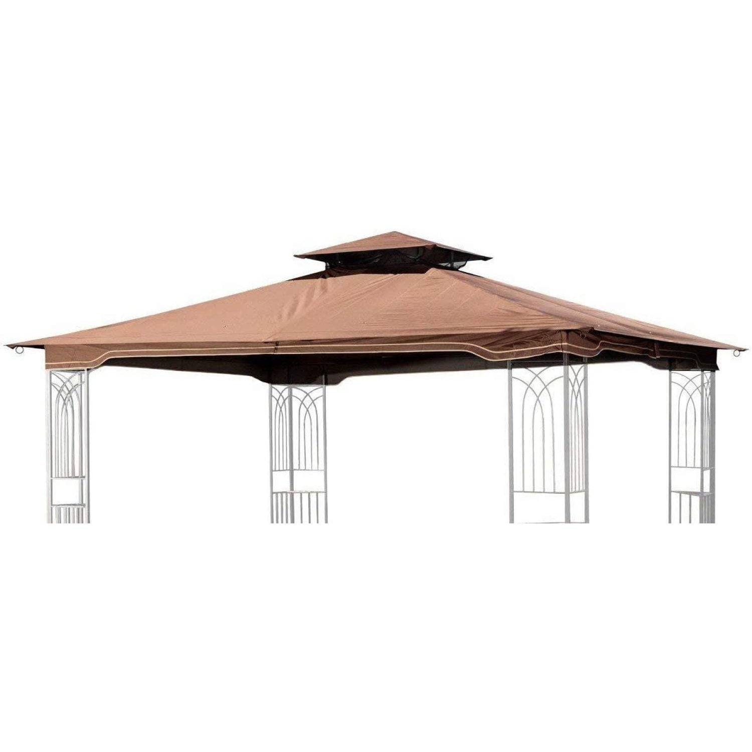 Brown Replacement Gazebo Canopy for 10 x 12 Regency II Patio Gazebo