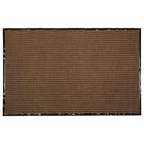 Brown Ribbed Walk Off Utility Mat Brown 30x48