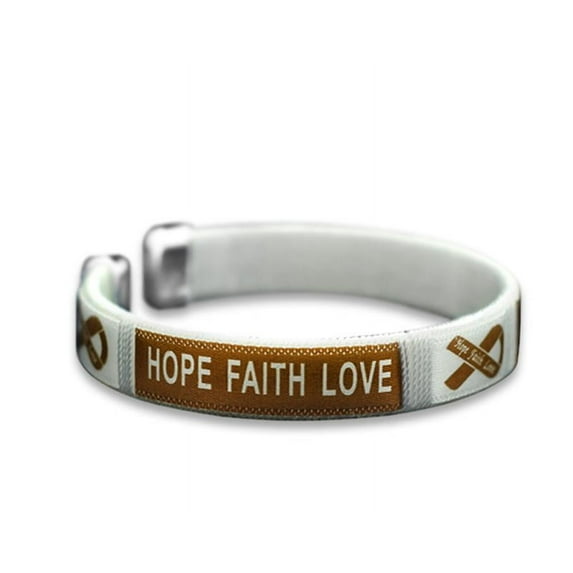 Brown Ribbon Bangle Bracelets