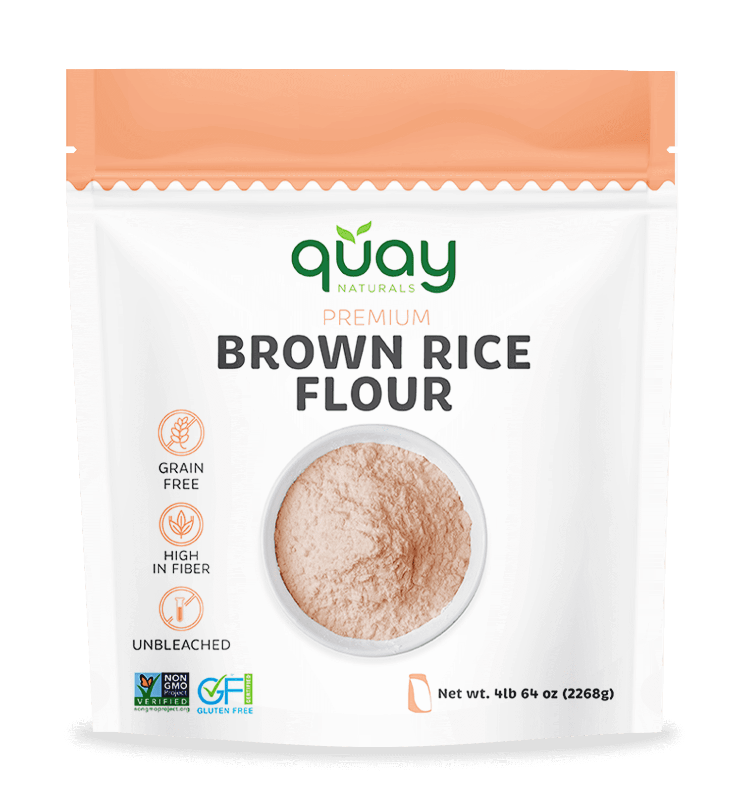 Brown Rice Flour , 4 lb Fine Brown Rice Flour Gluten Free Flour All Purpose & Wheat Flour