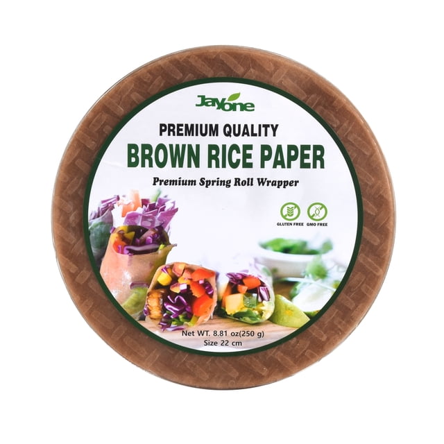 Brown Rice Paper Brown Spring Roll Wrappers 22cm Vietnamese Rice Paper ...