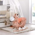 Brown Rocking Horse for Babies with Soothing Sound Feature Fast