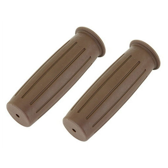 Brown Rubber Vintage Bike Grips 602 Kraton. Bike grips, bicycle grips, bike parts, bicycle parts