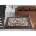 thumbnail image 1 of Brown Rugs, Floral Rugs, Floral Pattern Rugs, Antique Decor Rug, Turkish Rug, Gift For Her, Bathroom Rug, Wedding Rug, Entryway Rug, 2.6'x5' - 80x150 cm, 1 of 8