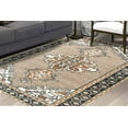 thumbnail image 1 of Brown Rugs, Medallion Rugs, Ethnic Pattern Rug, Chenille Printed Design Rugs, Turkish Rug, Salon Rug, Home Decor Rug, Wall Hanging Rug, Farmhouse Rug, 2.6'x4' - 80x120 cm, 1 of 8