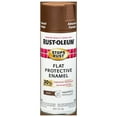 Brown, RustOleum Stops Rust Advanced Flat Spray Paint, 12 oz