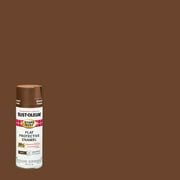 Brown, Rust-Oleum Stops Rust Advanced Flat Spray Paint, 12 oz