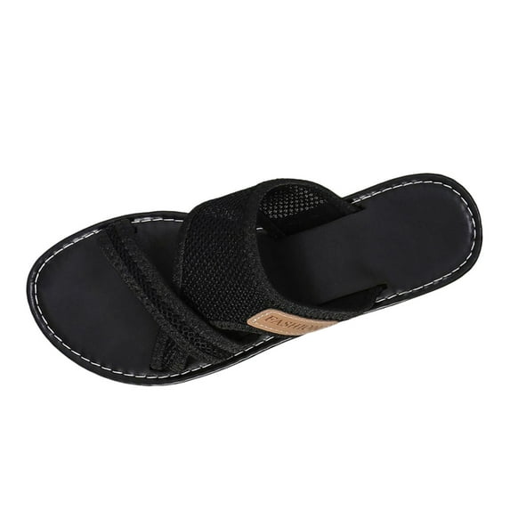 Brown Sandals Women Flat Scandals Womens Dress Sandals Size 6 Womens Studded Size 12 Clog 8 Borne Ladies Summer Casual Beach Flat Bottom Set Foot Large Black 7.5