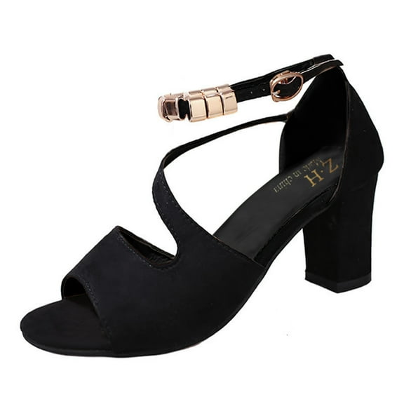 Brown Sandals Women Summer Women Slipper Sandals Beach Dress for Comfortable Platform for Low Heel Sole Slides Shoes Women's Leather Fashion Summer Women's Black 7.5