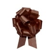 thumbnail image 1 of Brown Satin 5inch Gift Wrapping Decorative Pull Bows -10pack, 1 of 2