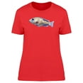 thumbnail image 1 of Brown Scaled Fish Watercolor Tee Women's -Image by Shutterstock, 1 of 2