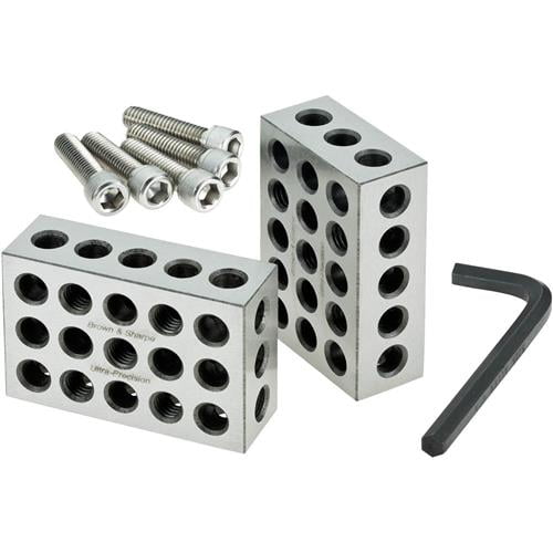 Brown & Sharpe 599-750-10 Ultra Precision Ground 1-2-3 Block Set