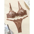 thumbnail image 1 of Brown Sheer Lingerie Set, 1 of 5