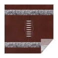 thumbnail image 1 of Brown Silver Football Pattern Square Tablecloth,Waterproof Square Table Cover,Wipeable Spillproof Washable Table Cover for Home Kitchen Party Decor 42"X42"(107x107cm), 1 of 6