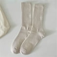 thumbnail image 1 of Brown Socks Women Thin Cotton Socks Soft Cotton Bootie Socks Women Above Ankle Crew Socks, 1 of 4