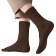 thumbnail image 1 of Brown Socks Wool 1 Pack Women Cushioned Ankle Socks Cut Breathable Casual Socks, 1 of 6