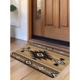 thumbnail image 1 of Brown Southwest Door Mat&nbsp;Indoor Outdoor Entrance, Non Slip Rug for Kitchen Bathroom Entryway Rug, Boho Aztec Ethnic Abstract Geometric Washable Doormat Floor Mat for Office 20x31.5 Inch, 1 of 8