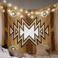 thumbnail image 1 of Brown Southwest Small Tapestry for Bedroom Wall Hanging Tapestry, Western Rustic Ethnic Mexican Aztec Ceiling Backdrop Tapestries Poster Blanket Wall Decor for Teens Room Living Room Dorm 23" x 28", 1 of 8