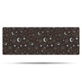 thumbnail image 1 of Brown Star Moon Constellation Pattern Bathroom Rugs Mat,Non Slip Microfiber Bathroom Rug,Rubber Backing,Soft Bathroom Mats for Bathroom Floor,Tub and Shower,47x17in(120x43cm), 1 of 5