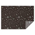 thumbnail image 1 of Brown Star Moon Constellation Pattern Rectangle Tablecloth 60"x84",Waterproof Polyester Rectangle Table Cloth, Wipeable Spillproof Polyester Tablecloth for Dining, Camping, Indoor and Outdoor, 1 of 5