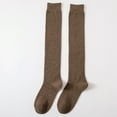 thumbnail image 1 of Brown Stockings Women Winter Thickening Warm Medium Length Over Knee Socks Keep Warm Sock High The Knee Lightweight Cotton Socks, 1 of 5
