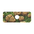 thumbnail image 1 of Brown Stone on Green Leaf Kitchen Sink Splash Guard, Silicone Sink Faucet Mat Dry Out the Kitchen Bathroom, 1 of 7