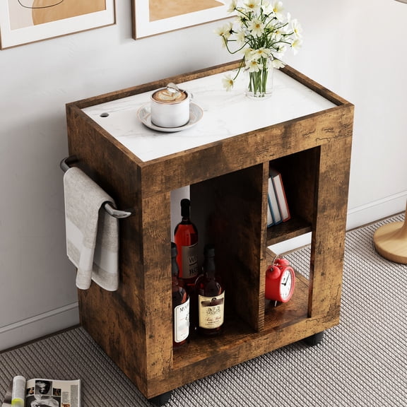 Brown Storage Locker - Randomly Place in Any Room with Multi - level Space