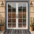 thumbnail image 1 of Brown Striped Geometric Pattern Door Rugs,Washable Non Slip Door Mats Indoor,Decorative Door Mats,Entry Mat Indoor for Entrance,Bedroom,Kitchen,Bathroom,16"x47", 1 of 6