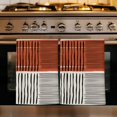 thumbnail image 1 of Brown Striped Kitchen Towels Set of 1, Farmhouse Stripes Modern Abstract Art Absorbent Dish Towels for Kitchen, Microfiber Hand Towel, Quick Drying Tea Towel for Cleaning Decorative Dishcloths, 1 of 7