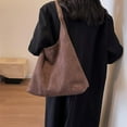 thumbnail image 1 of Brown Suede Bag Leather Hobo Bags for Women Suede Purse, Suede Hobo Bag; O3Z0, 1 of 7