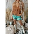 thumbnail image 1 of Brown Suede Tassle Cami Top, 1 of 3