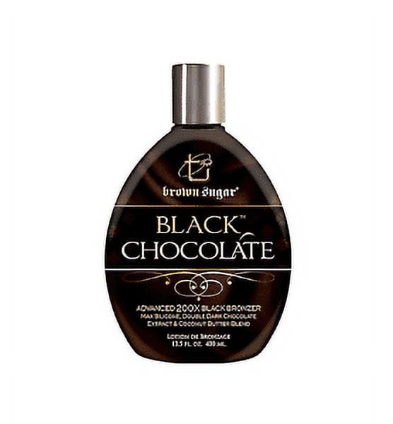 Brown Sugar BLACK CHOCOLATE 200X Black Bronzer 13.5 oz Tanning Lotion