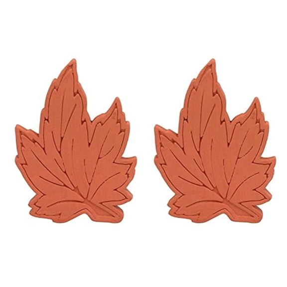 Brown Sugar Bear Harold Import Co Original Brown Sugar Saver and Softener, Terracotta, Maple Leaf, Set of 2