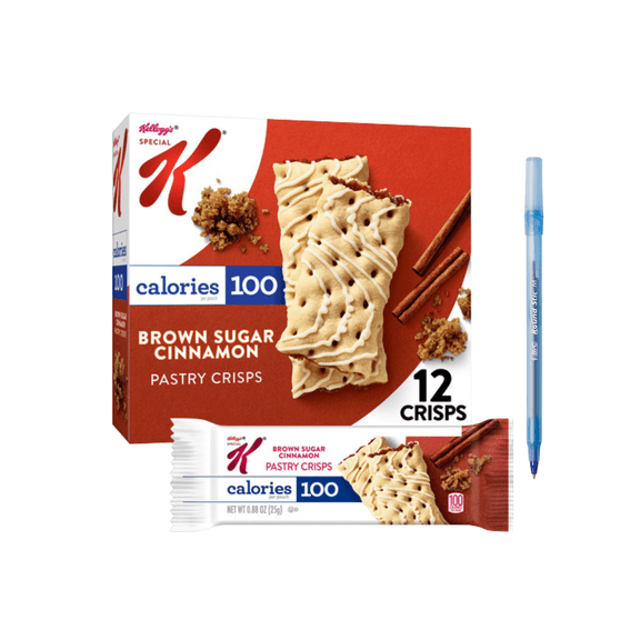 Brown Sugar Cinnamon Pastry Crisps, 100 Calorie Snacks, 12 Count
