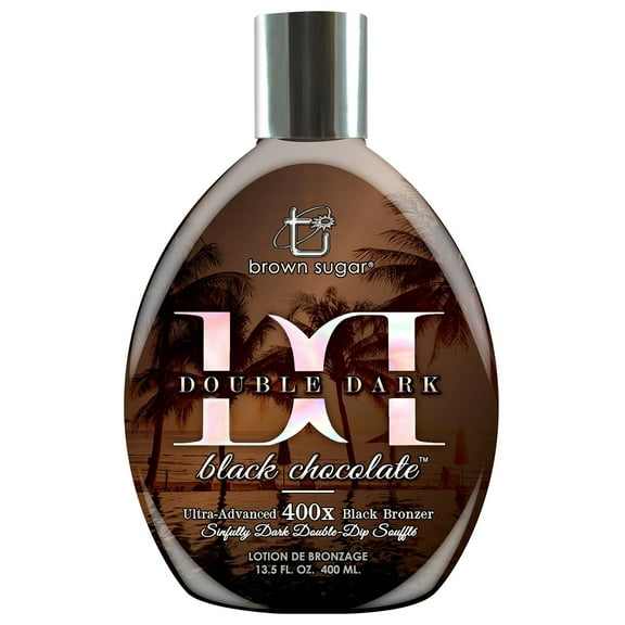 Brown Sugar Double Dark Black Chocolate Plateau-Busting Tanning Lotion Bronzer