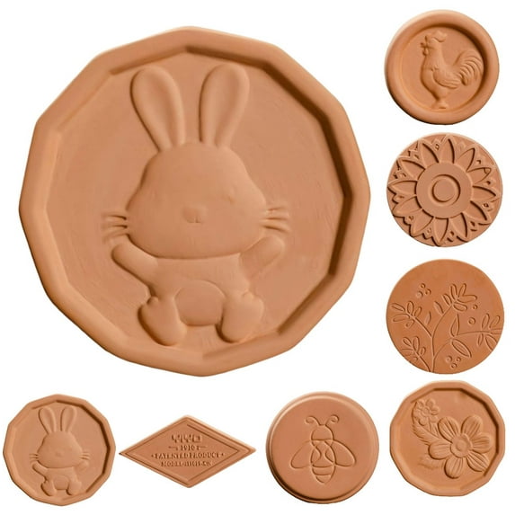 Brown Sugar Saver Terracotta Brown Sugar Keeper Brown Sugar Softener Brown Sugar Container Disc for Food Storage Containers Reusable & Food Safe.(G)