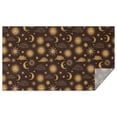 thumbnail image 1 of Brown Sun Moon Cloud Pattern Rectangle Tablecloth 60"x102",Waterproof Polyester Rectangle Table Cloth, Wipeable Spillproof Polyester Tablecloth for Dining, Camping, Indoor and Outdoor, 1 of 6