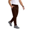 thumbnail image 1 of Brown Sweatpants Mens with Pockets Gym Joggers Tapered - Pull up Athletic Pants for Workout Casual Track Pants L, 1 of 9