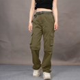 thumbnail image 1 of Brown Sweatpants Women's Outdoor Quick Drying with Multiple Pockets and Detachable Style Elastic Windbreaker Pants, 1 of 6