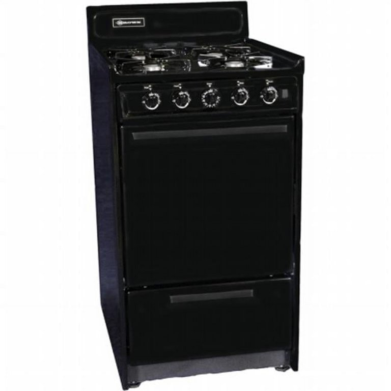 Brown TNM1107C 20 Pilotless Gas Range Black