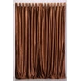 thumbnail image 1 of Brown Tab Top  Velvet Curtain / Drape / Panel   - 60W x 108L - Piece, 1 of 2
