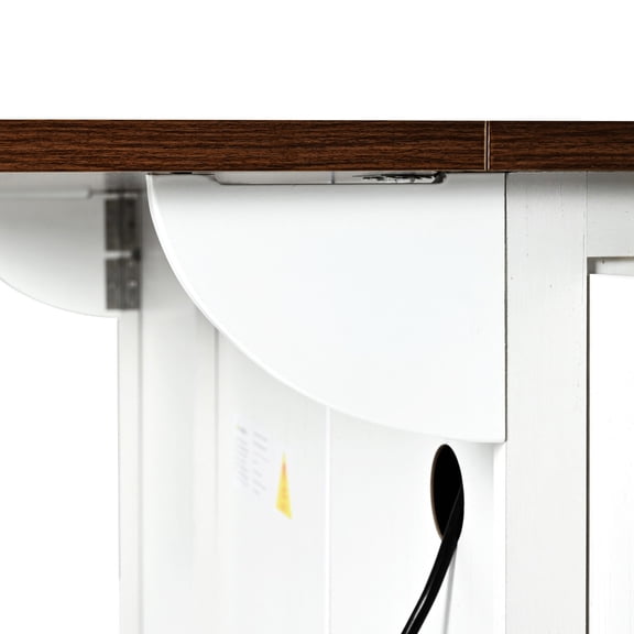 Brown Tabletop - Foldable Design - Kitchen Flexibility - Adapt to Different Needs