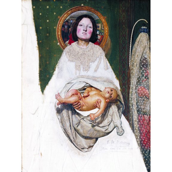 Brown Take Your Son Sir Painting Extra Large XL Wall Art Poster Print