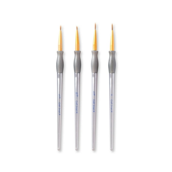 Brown Taklon Liner Brushes Value Pack By Craft Smart®