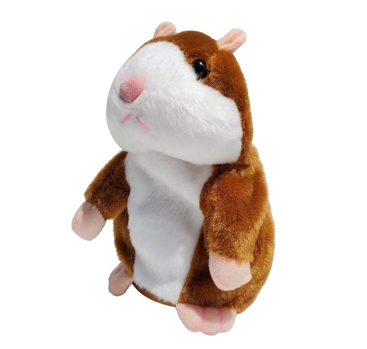 Brown Talking Hamster Toy, Animal Talking Toys Repeats What You