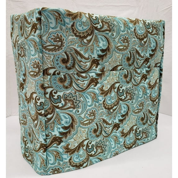 Brown & Teal Paisley Bread Machine Cover by Penny's Needful Things (All Brown & Teal Paisley)