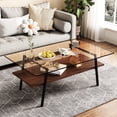 thumbnail image 1 of Brown Tempered Glass Top / In Living Room Gathering / Easy Maintenance, 1 of 5